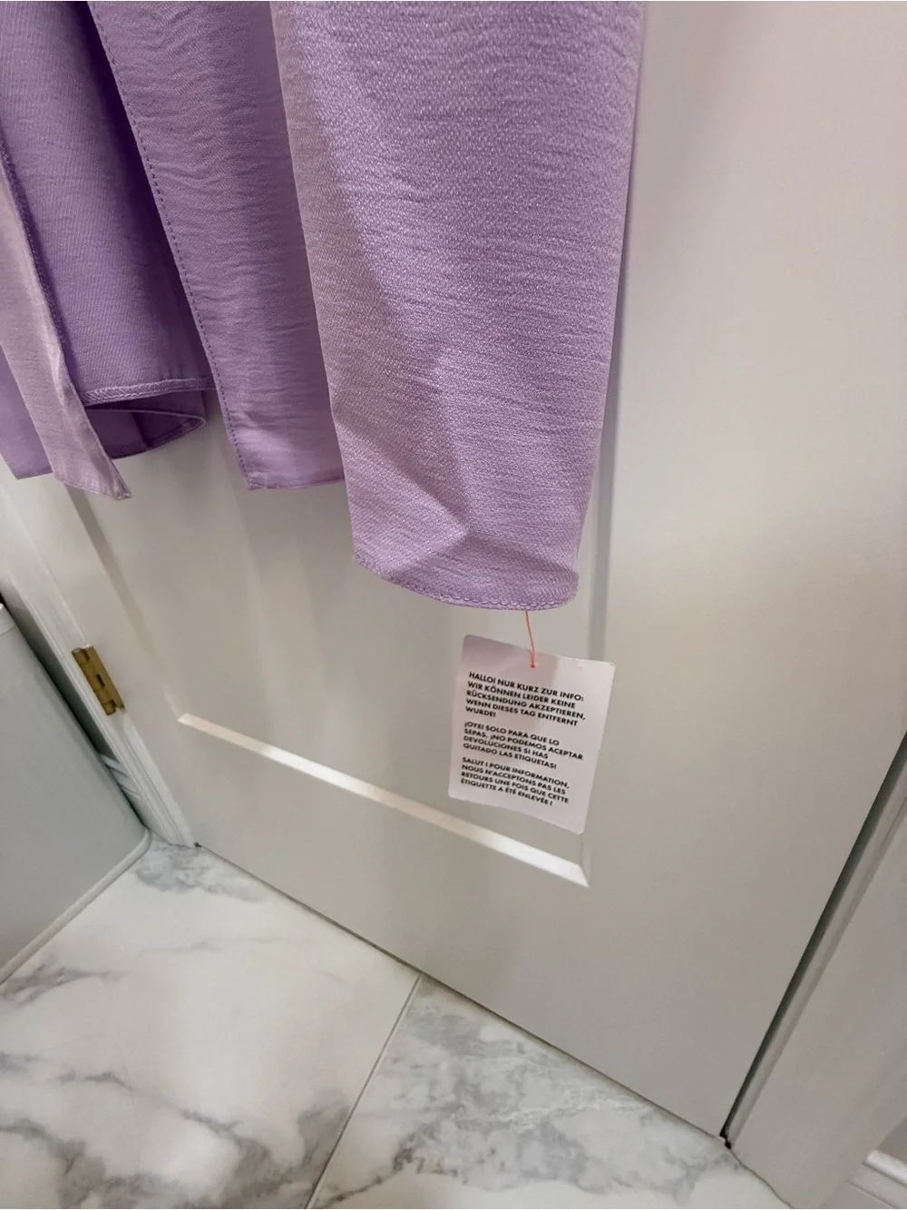 NWT ASOS V-Neck Dolman Sleeve Maxi Dress Lilac - Picture 7 of 8